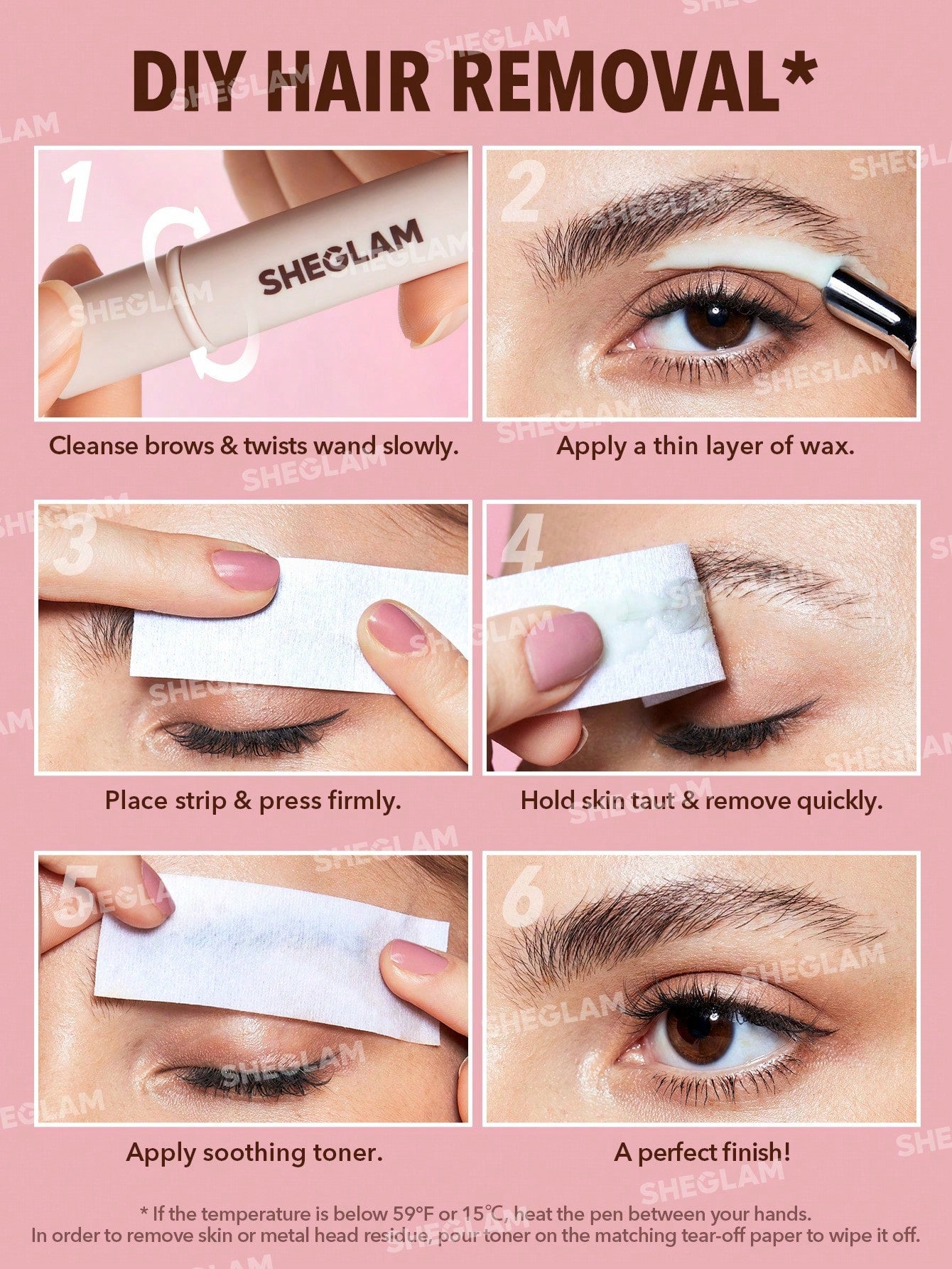 Lápiz depilatorio de cejas