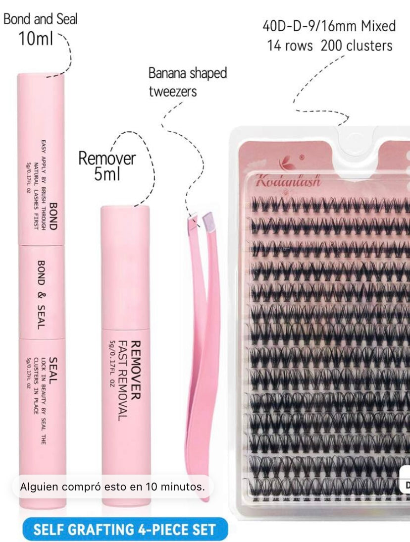 💁♀️ Kit Extensiones de Pestañas PREMIUM