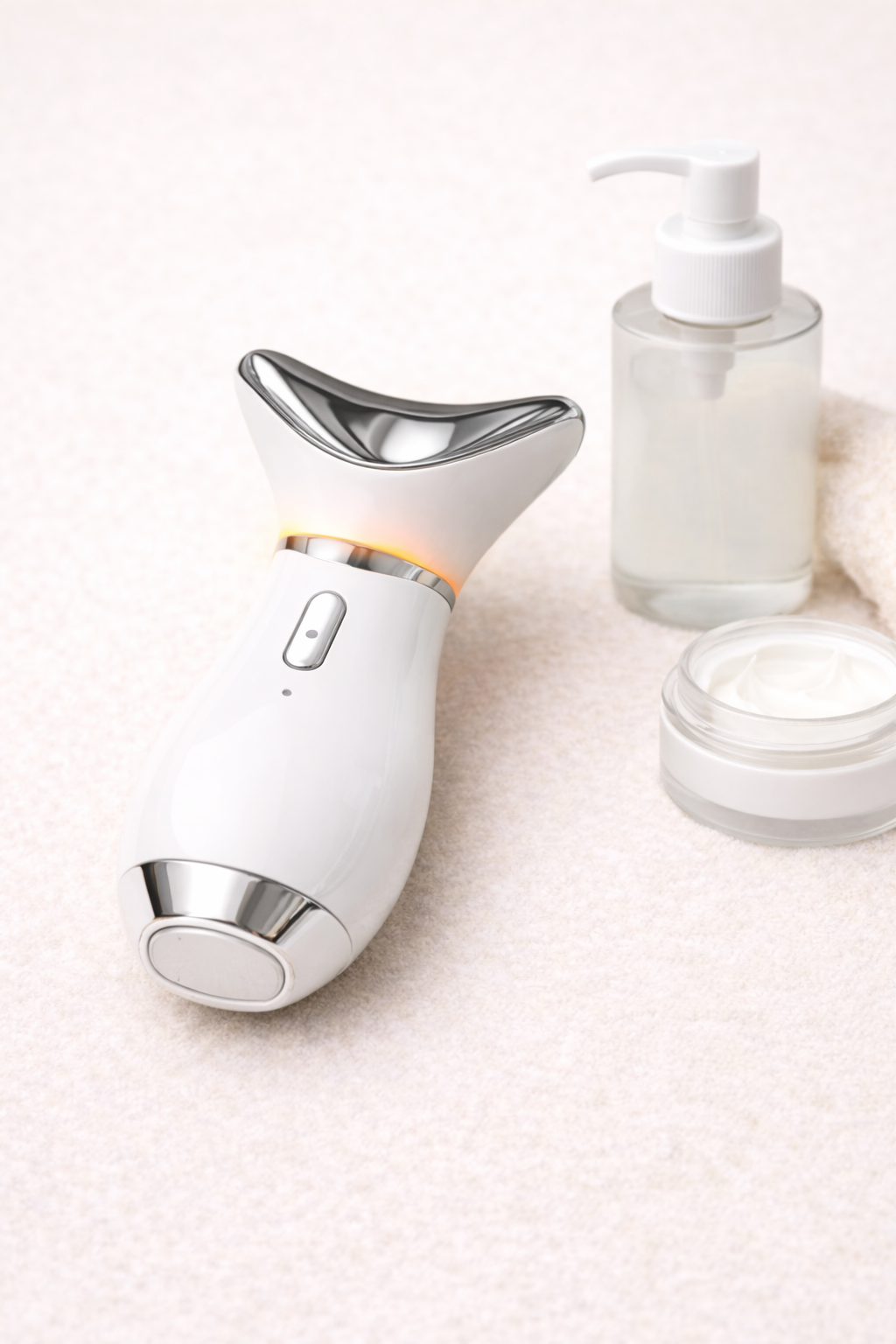 ✨ Masajeador Facial y de Cuello con Luces LED