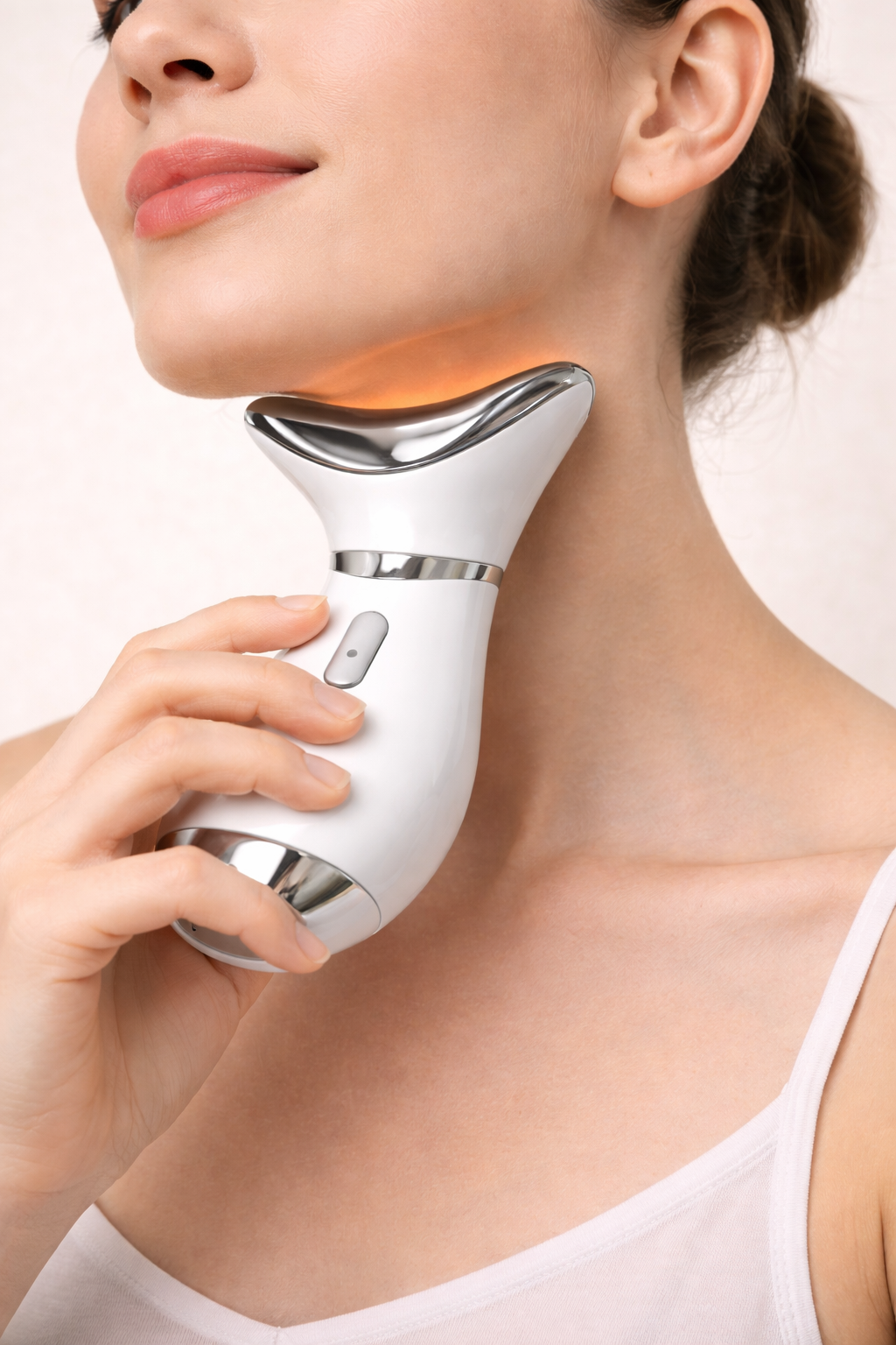 ✨ Masajeador Facial y de Cuello con Luces LED