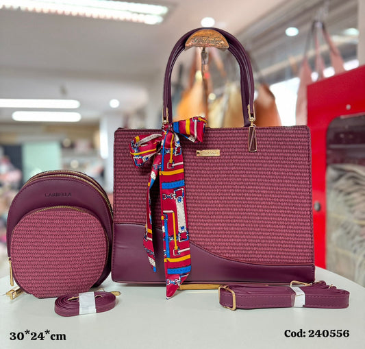 Cartera Dúo Elegancia Rústica – Edición Premium