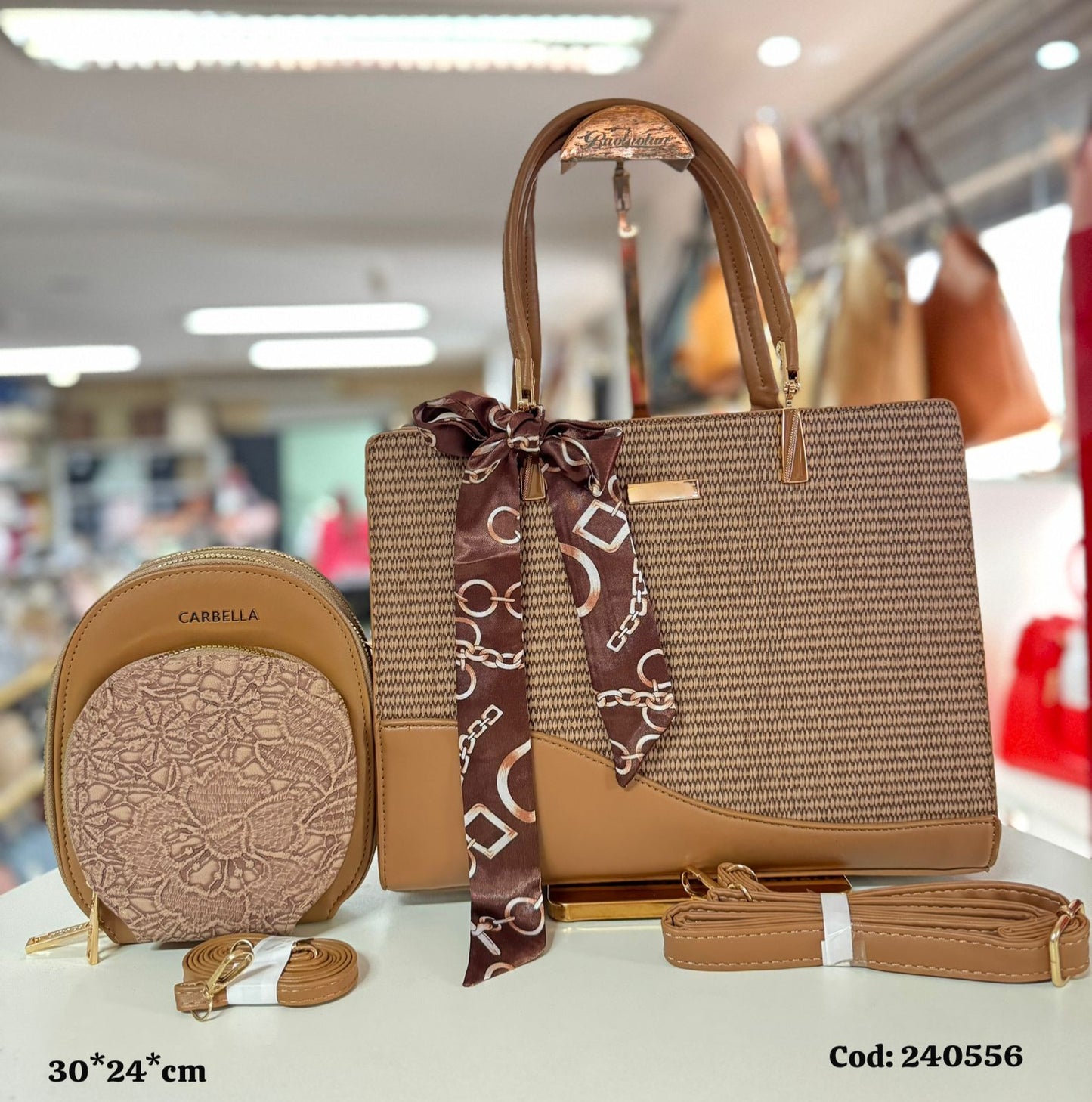 Cartera Dúo Elegancia Rústica – Edición Premium