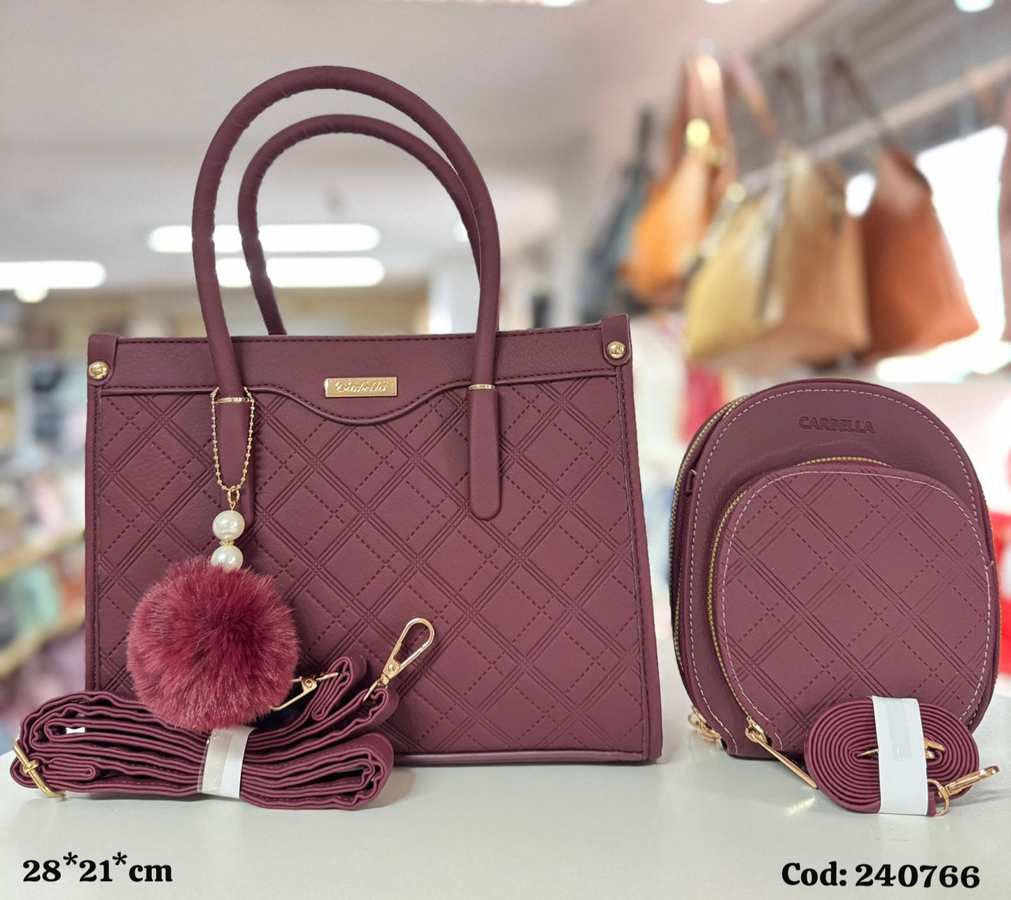 Combo Executive Elegance | Cartera + Minibolso Carbella