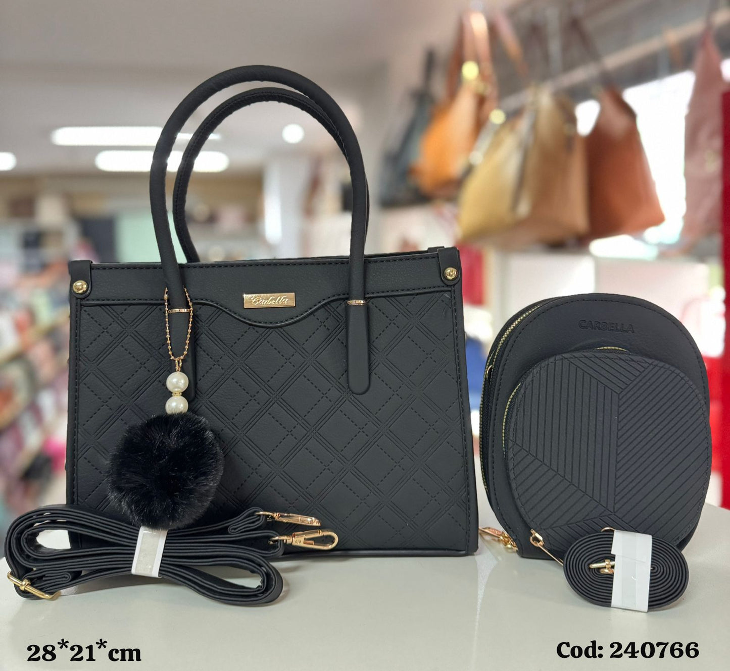 Combo Executive Elegance | Cartera + Minibolso Carbella